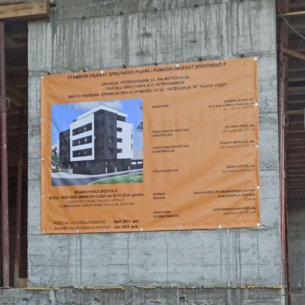 Bilbord za gradiliste