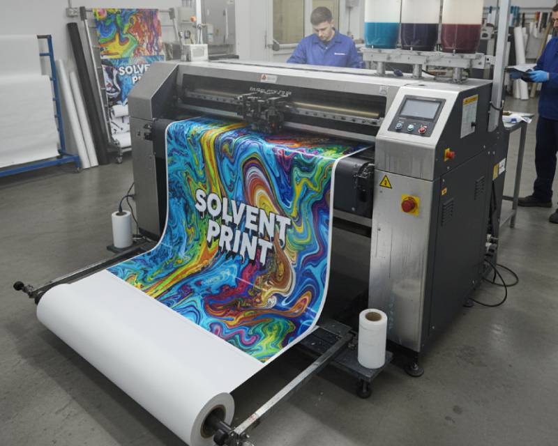 Solvent printer