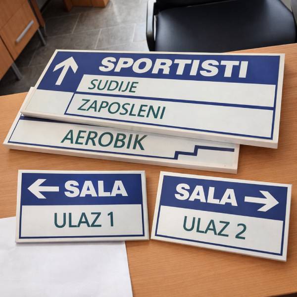 Table za opbelezavanje u sportskoj hali